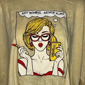 Trendy Graphic Crop Top